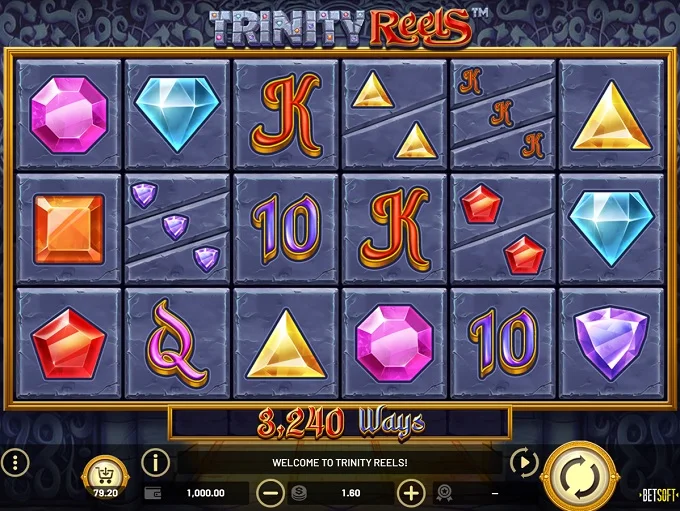 Double diamond slots